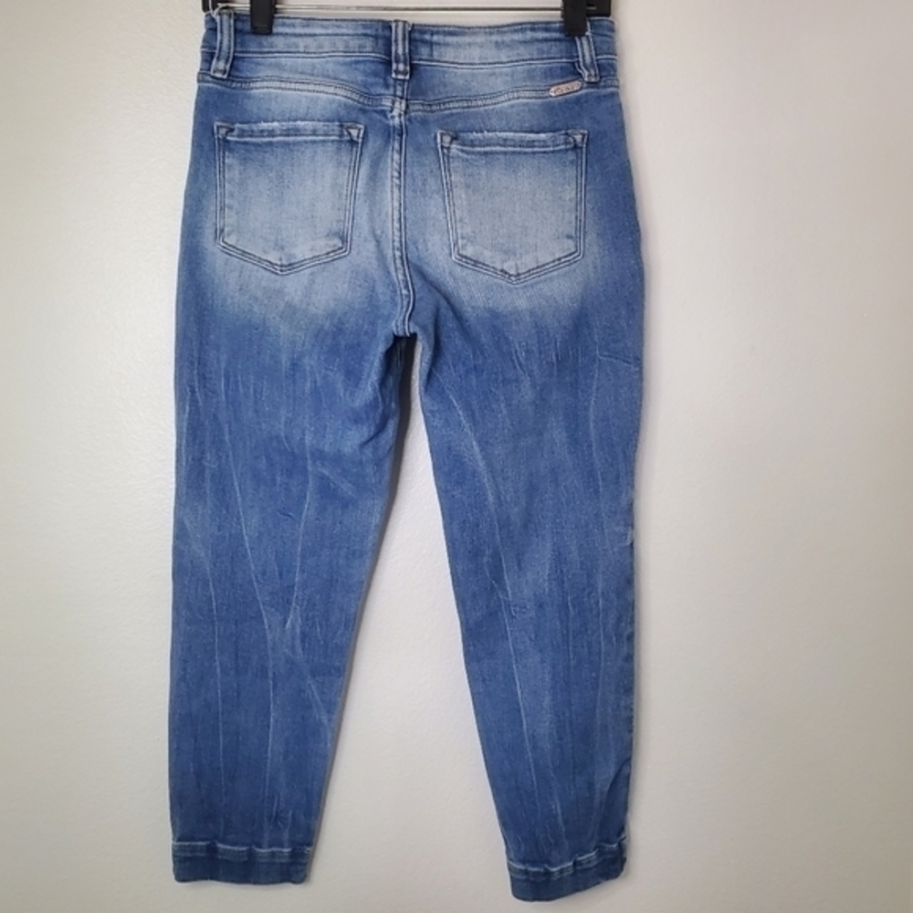 KanCan Signature Women's Mid Rise Ankle Skinny Jean in Cropped Stretch‎ Denim - Picture 9 of 12